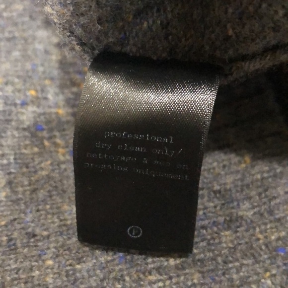 Rag & Bone Sweater Size XL Dark Gray Speckled Wool Pullover - Picture 8 of 11